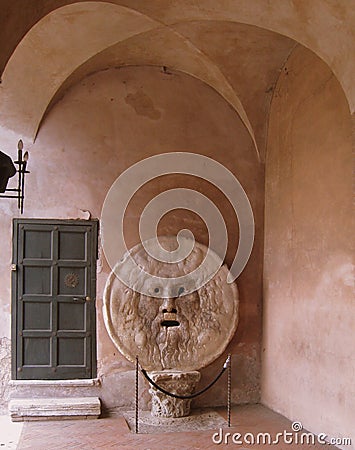 Bocca Della Verita - The Mouth of Truth Stock Photo